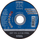 PFERD Kapskivor EHT 115-2,4 SG STEEL